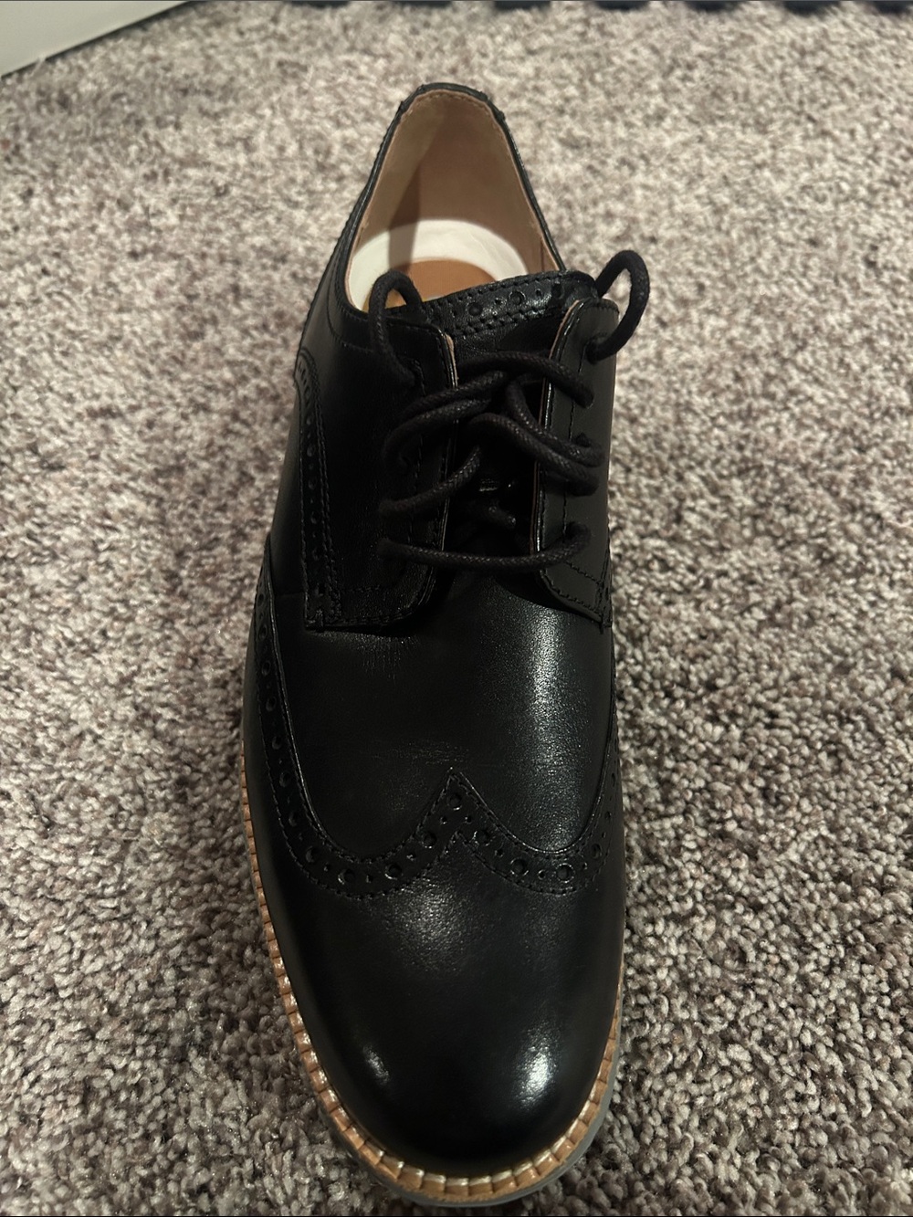 Cole Haan Black/Ironstone Wingtip Oxford - Original Grand